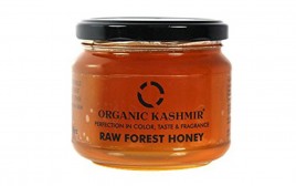 Organic Kashmir Raw Forest Honey   Glass Jar  400 grams
